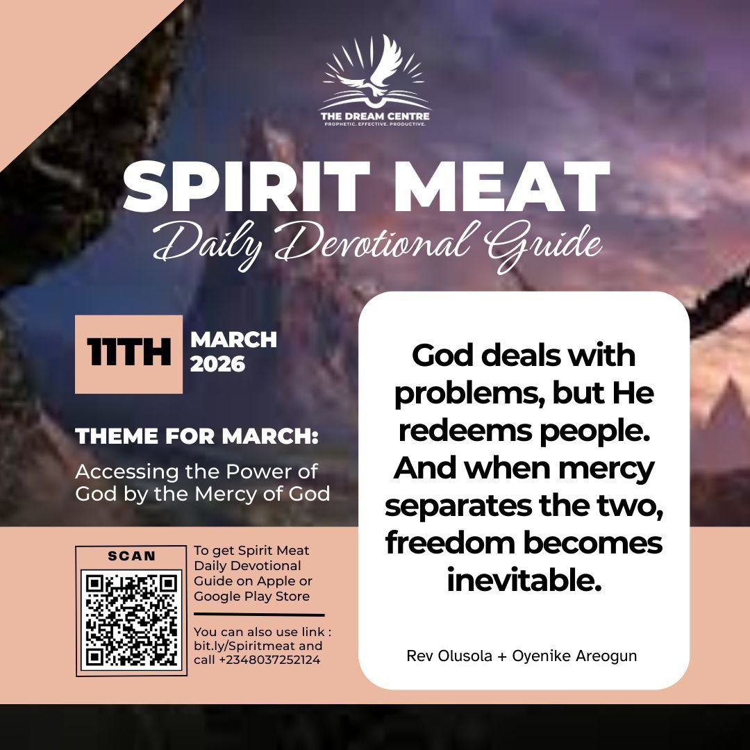11 March 2026: MERCY DISTINGUISHES BETWEEN THE PROBLEM AND THE PERSON ...